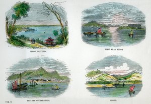 1880年日本主要城镇和港口的风景 作者 不明