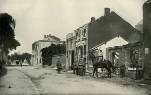 1919年在德国人手中的维塞（Visé）。 作者 不明