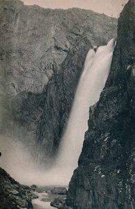 1914年的Voring Falls。 作者 不明