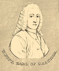 查塔姆伯爵（W. Pitt），查塔姆伯爵，1708-1778年，1830年。 作者 不明