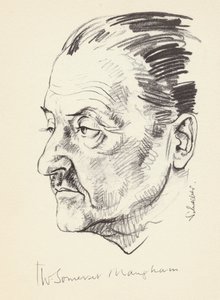 W Somerset Maugham，英国作家，c1930年代 作者 不明