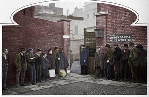 等待入场，伦敦勒克斯伯勒街圣马里波恩工作室，c1901 1903 作者 不明