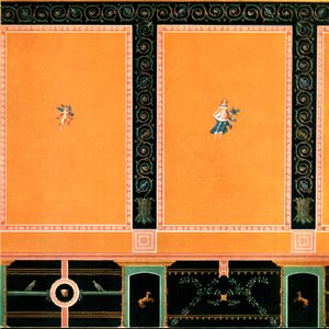 墙壁装饰，意大利庞贝城，1928年。 作者 不明