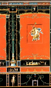 墙壁装饰，意大利庞贝城，1928年。 作者 不明
