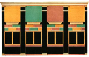 墙壁装饰，意大利庞贝城，1928年。 作者 不明