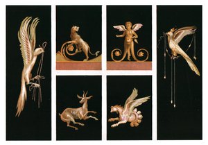 墙壁装饰，意大利庞贝城，1928年。 作者 不明