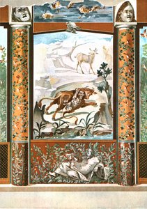 墙壁装饰，意大利庞贝城，1928年。 作者 不明