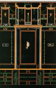 墙壁装饰，意大利庞贝城，1928年。 作者 不明