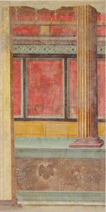 博斯科雷尔P. Fannius Synistor别墅F室的壁画，约公元前50-40年。 作者 不明