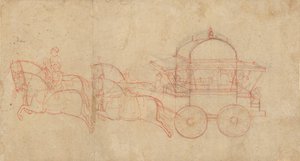 战争战车，19世纪中期。 作者 不明