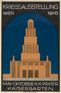 1916年维也纳战争展览，1916年。 作者 不明