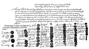 1648年，1909年对查理王的处决令 作者 不明