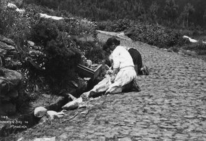 葡萄牙马德拉（Cadeira）的洗日，c1920s-c1930s 作者 不明