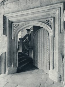 韦恩弗莱特斯北门，以及通往高中和前tech堂的十七世纪楼梯，1926年 作者 不明