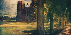 威尔斯大教堂，1912年 作者 不明