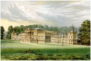 温特沃斯·伍德豪斯（Wentworth Woodhouse），约克郡，伯爵·菲茨威廉伯爵（Earl Fitzwilliam）住所，c1880 作者 不明