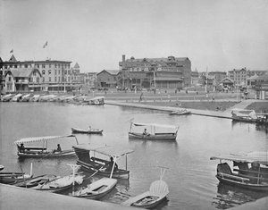 卫斯理湖，新泽西州阿斯伯里公园，约建于1897年。 作者 不明