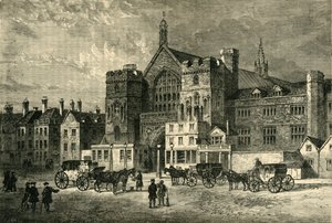 威斯敏斯特大厅，1881年。 作者 不明