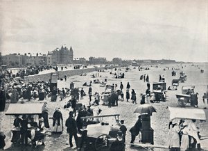 滨海韦斯顿-沙滩上的夏日景象，1895年 作者 不明