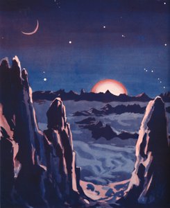 月球上的日出一定是什么样，1935年 作者 不明