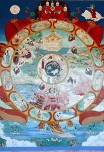 Wheel of Samsara. Temple of the Thousand Buddhas. Toulon sur Arroux France 作者 不明