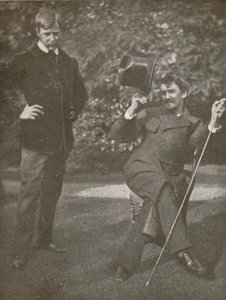惠斯勒和门佩斯（Whistler and Menpes），c1885，1904年。 作者 不明