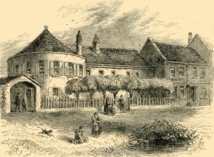 白导管大厦（White Conduit House）约1820年，建于1872年。 作者 不明