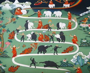 White elephant tale at Kopan monastery, Kathmandu, Nepal 作者 不明