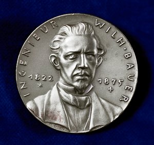威廉·鲍尔（Wilhelm Bauer）1822-1875年，德国发明家和潜艇先驱建造者 作者 不明