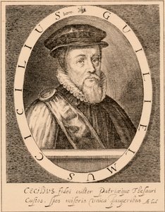 威廉·塞西尔（William Cecil），第一任伯爵夫人（Barst Burghley），1520-1598年，英国政治家，1889年 作者 不明