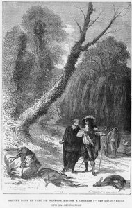 威廉·哈维（William Harvey），英国医师，位于温莎公园，17世纪，1870年 作者 不明