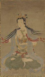 柳枝观音，明朝时期，17世纪。 作者 不明