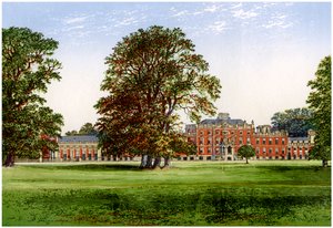 剑桥郡Wimpole Hall，哈德威克伯爵的住所，大约1880年 作者 不明