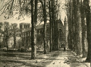 来自西北的温彻斯特大教堂，1898年。 作者 不明