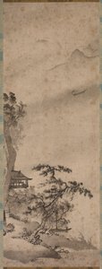 风帆船与风景观，1400年代中期。 作者 不明
