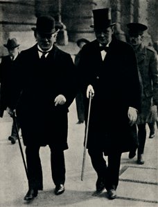 与戴维·劳埃德·乔治（David Lloyd George），1917年，1945年。 作者 不明