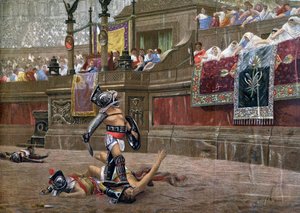 翘起拇指，波利斯·维索（Pollice Verso），1872年 作者 不明