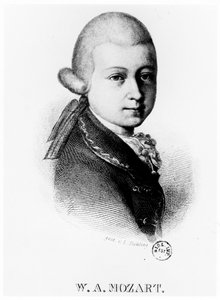 沃尔夫冈·阿马德迪斯·莫扎特（Wolfgang Amadeus Mozart）1770年（1756-1791年） 作者 不明
