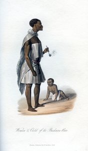1848年布什曼种族的妇女与儿童 作者 不明
