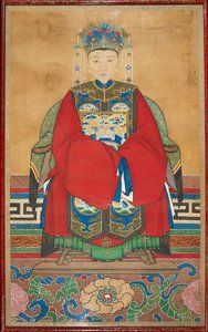 官员妻子打扮的女人，19世纪，1801 - 1900年 作者 不明
