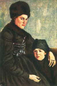 来自达豪（Dachau）的妇女带着孩子，c1928。 作者 不明