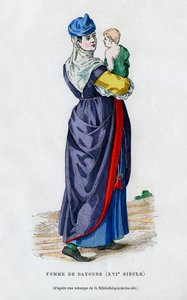 巴约讷的女人，法国，十六世纪1882-1884年 作者 不明