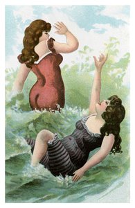 二十世纪初的女性沐浴 作者 不明