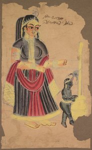 Yasoda和Krishna，1800年代。 作者 不明