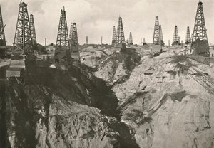 延安扬油井，1900。 作者 不明
