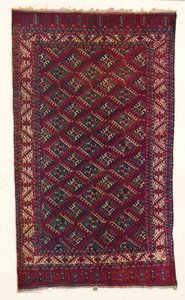 Yomut Turkoman地毯，c1700 作者 不明