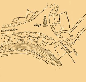 约克广场，1881年。 作者 不明