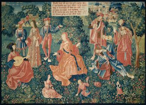 肖蒙城堡集的青年，1512-1515年。 作者 不明