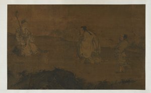 钟离权求道》，明朝，15世纪。 作者 不明