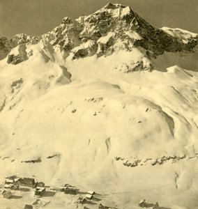 Zürs和Hasenfluh峰，奥地利福拉尔贝格州，建于1935年。 作者 不明
